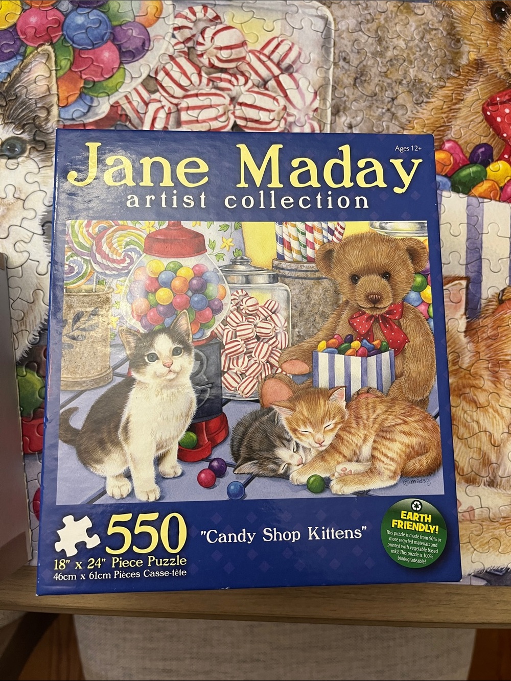 Candy Shop Kittens Puzzle - Blue Box